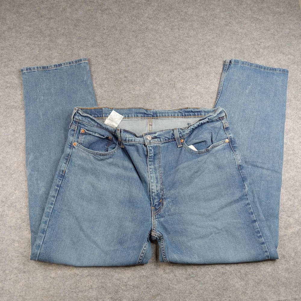 Levis 559 Jeans‎ Mens 40x32 Blue Relaxed Straight Medium Wash Denim Zip Fly